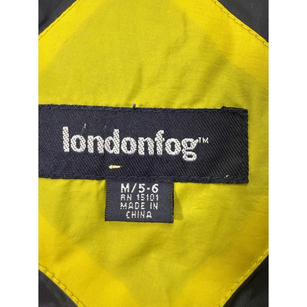 London Fog Boys' Heavyweight Down Puffer Jacket Winter Coat, Size‎ M 5/6 Yellow - Picture 6 of 13